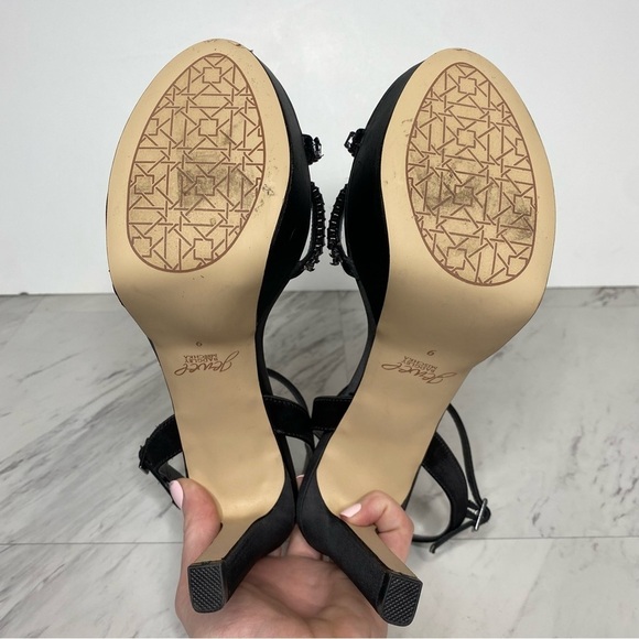 Badgley Mischka Jewel Gallant Platform Heeled Sandal 9 - Picture 13 of 14